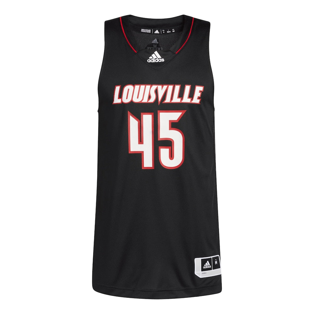 Louisville Cardinals #45 Swingman Black Football Jersey product image