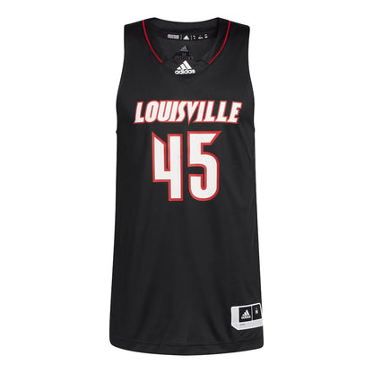 Louisville Cardinals #45 Swingman Black Football Jersey product image