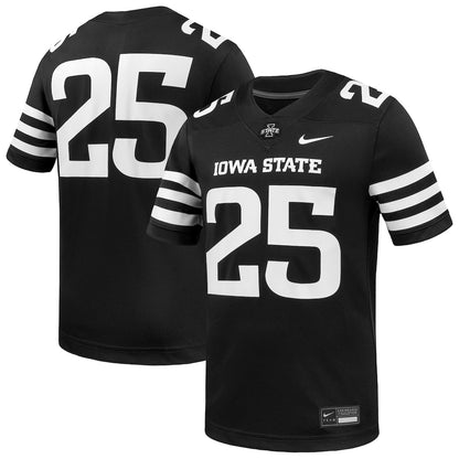 Iowa State Cyclones #1 Replica Game Untouchable Black Football Jersey product image