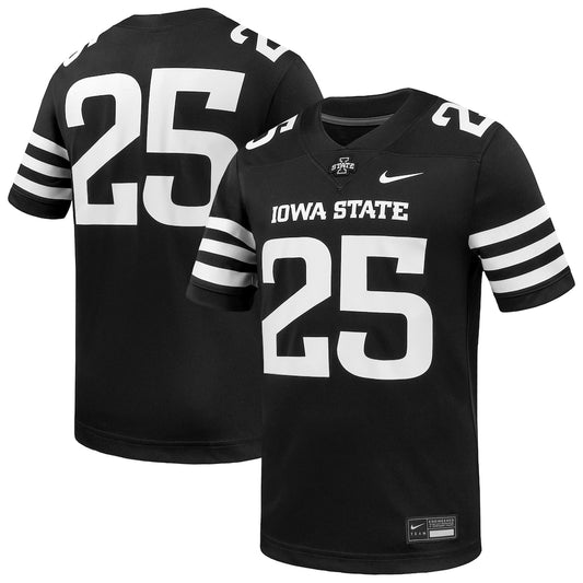 Iowa State Cyclones #1 Replica Game Untouchable Black Football Jersey product image