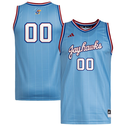 Kansas Jayhawks #00 Swingman Replica Blue Football Jersey product image