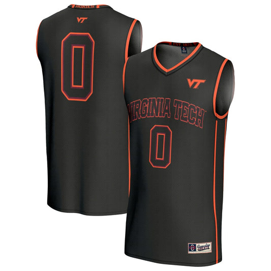 Virginia Tech Hokies Lightweight Gameday Greats Black Basketball Jersey product image