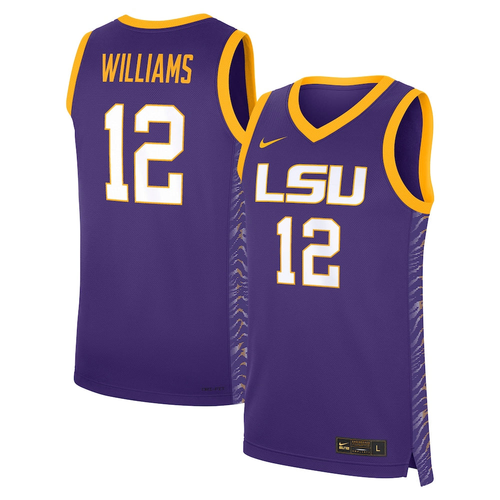 LSU Tigers Replica Purple Basketball Jersey product image