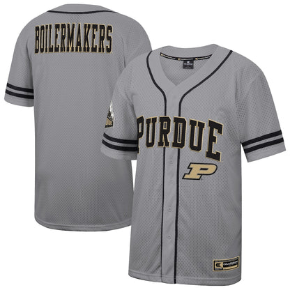 Purdue Boilermakers Gray Baseball Jersey product image