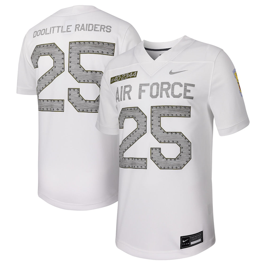 Air Force Falcons #25 Replica Untouchable White Football Jersey product image