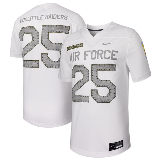 Air Force Falcons #25 Replica Untouchable White Football Jersey product image