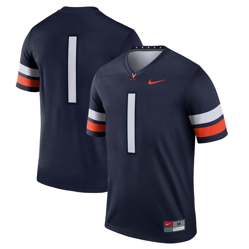 Virginia Cavaliers Navy Football Jersey product image