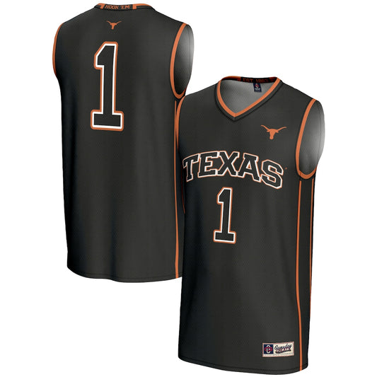Texas Longhorns Replica Lightweight Gameday Greats Black Basketball Jersey product image