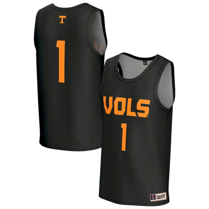 Tennessee Volunteers Lightweight Gameday Greats Black Basketball Jersey product image