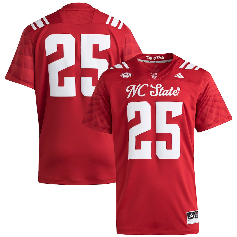 Nc State Wolfpack #25 Premier Red Football Jersey product image