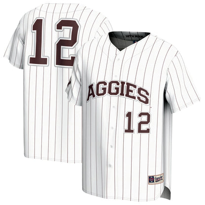 Texas A&m Aggies Lightweight Gameday Greats White Baseball Jersey product image