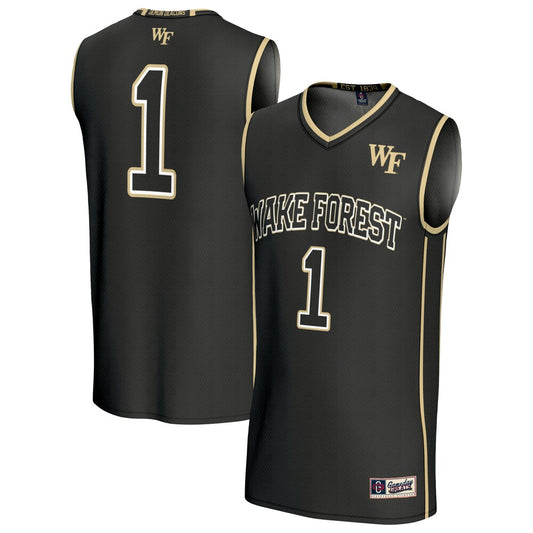 Wake Forest Demon Deacons Lightweight Gameday Greats Black Basketball Jersey product image