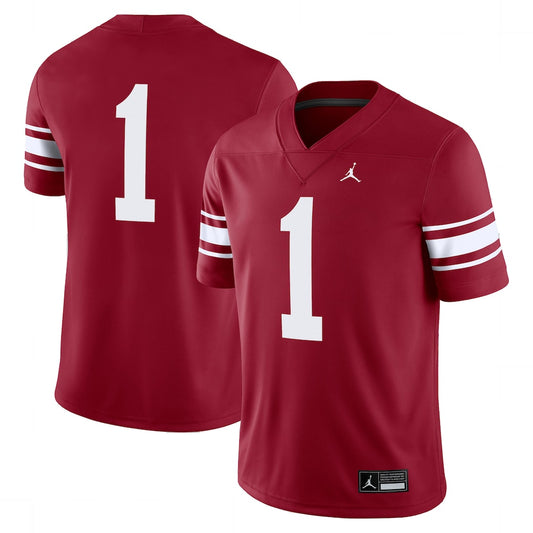 Oklahoma Sooners Alternate Throwback Game Crimson Football Jersey product image