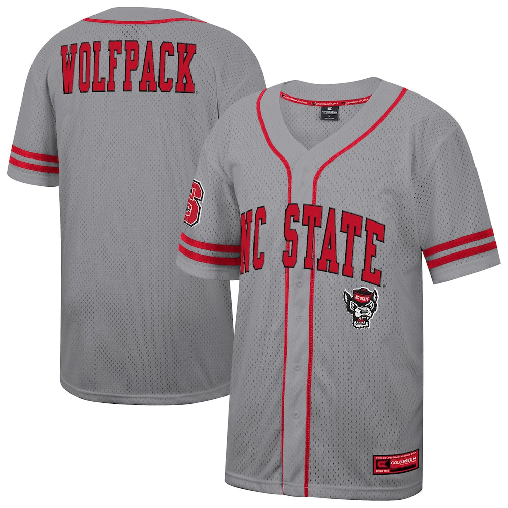 Nc State Wolfpack Gray Baseball Jersey product image