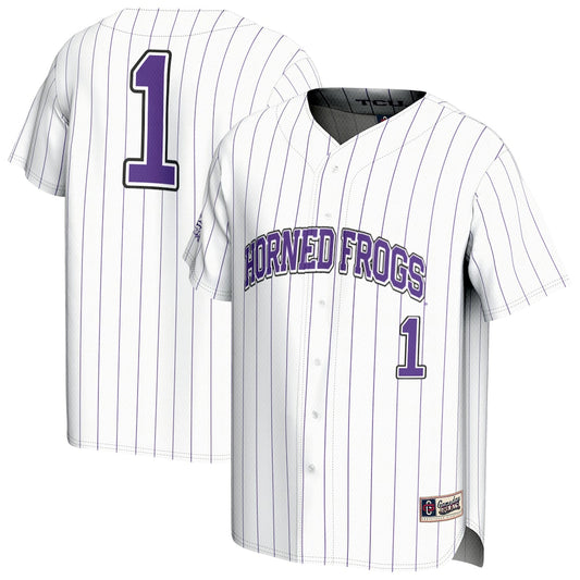 TCU Horned Frogs Lightweight Gameday Greats White Baseball Jersey product image