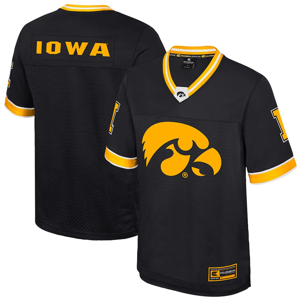 Iowa Hawkeyes Black Football Jersey product image