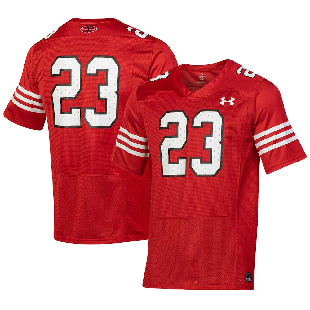 Texas Tech Red Raiders #23 Replica Throwback Red Football Jersey product image