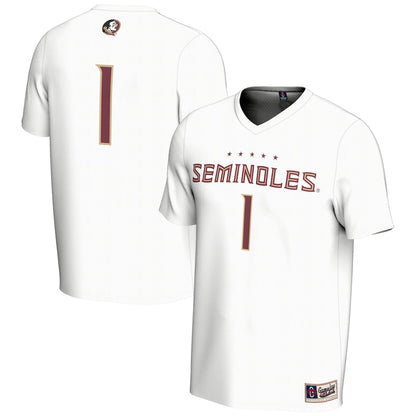 Florida State Seminoles 2025 Lightweight Gameday Greats White Soccer Jersey product image