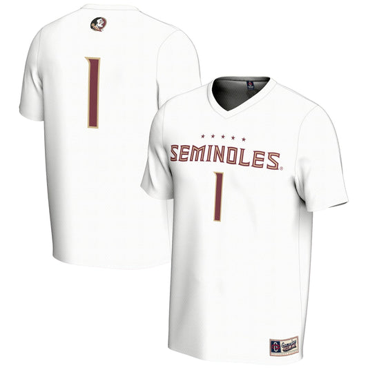 Florida State Seminoles 2025 Lightweight Gameday Greats White Soccer Jersey product image