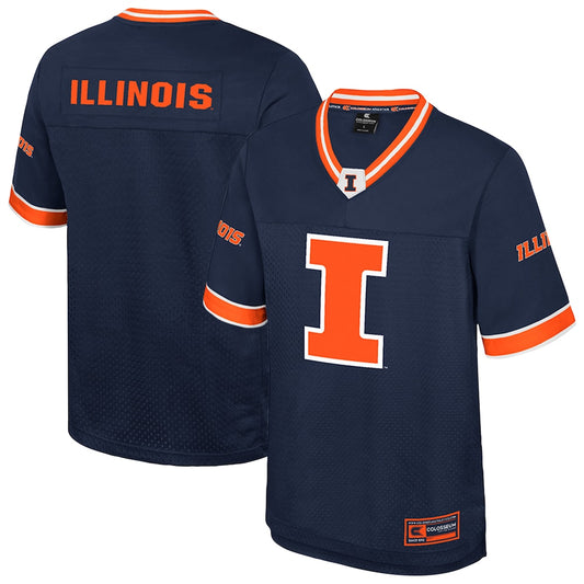 Illinois Fighting Illini Navy Football Jersey product image