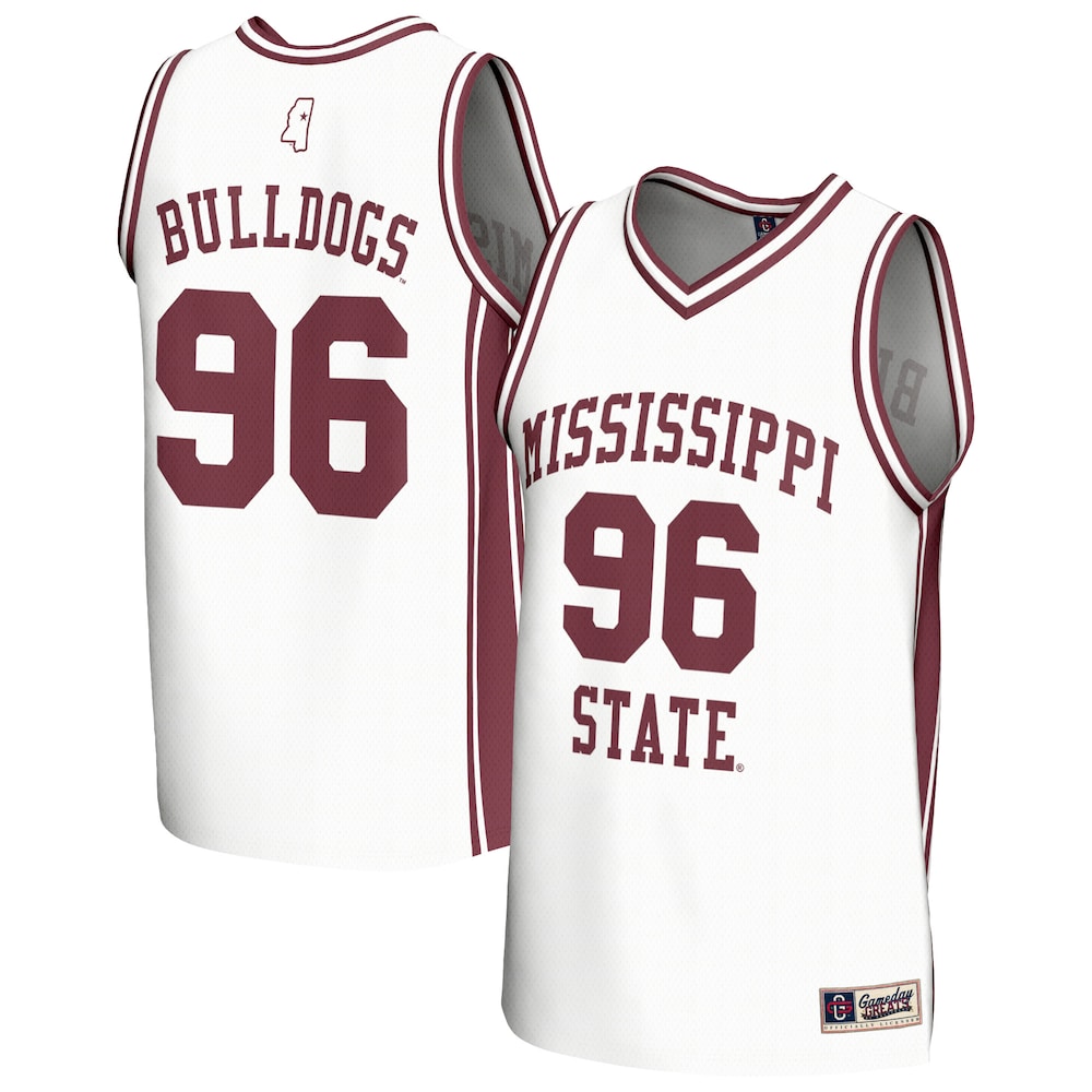 Mississippi State Bulldogs Lightweight Gameday Greats White Basketball Jersey product image