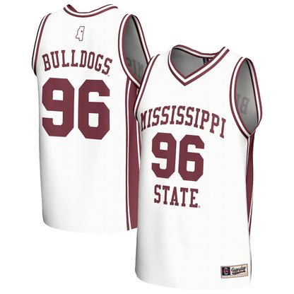 Mississippi State Bulldogs Lightweight Gameday Greats White Basketball Jersey product image