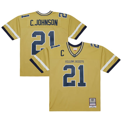 Georgia Tech Yellow Jackets 2006 Legacy Big & Tall Yellow Football Jersey product image