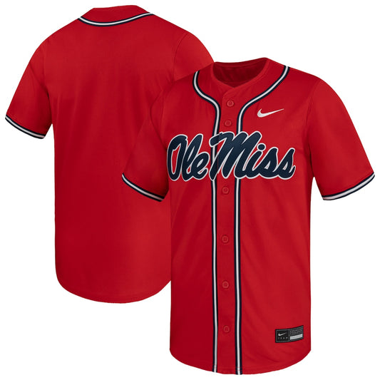 Red OLE Limited Baseball Jersey rtj college 425