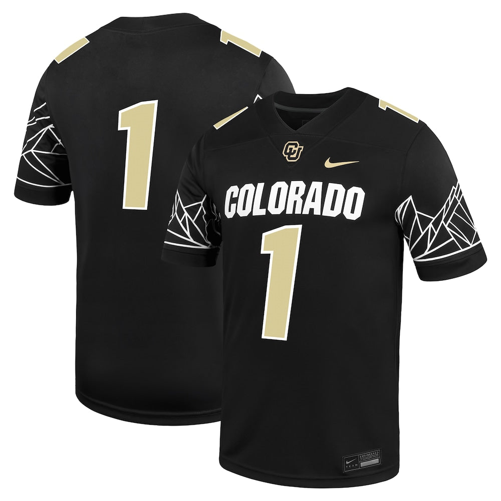 Colorado Buffaloes Game Untouchable Black Football Jersey product image