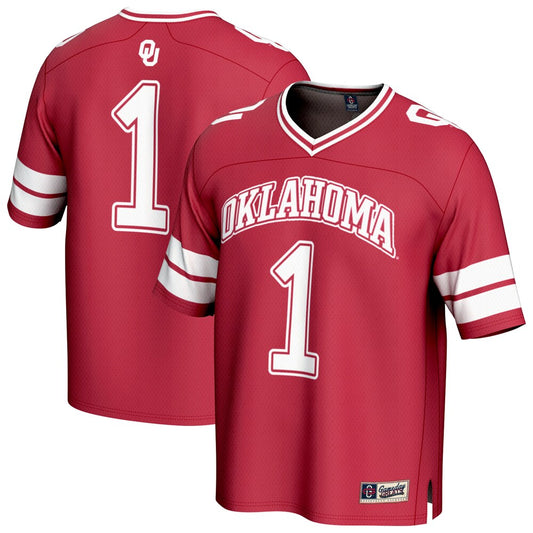 Oklahoma Sooners Lightweight Gameday Greats Crimson Football Jersey product image