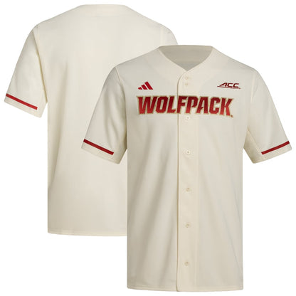 Nc State Wolfpack Replica Cream Baseball Jersey product image