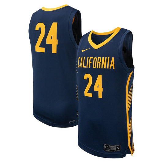 Cal Bears #24 Replica Navy Basketball Jersey product image