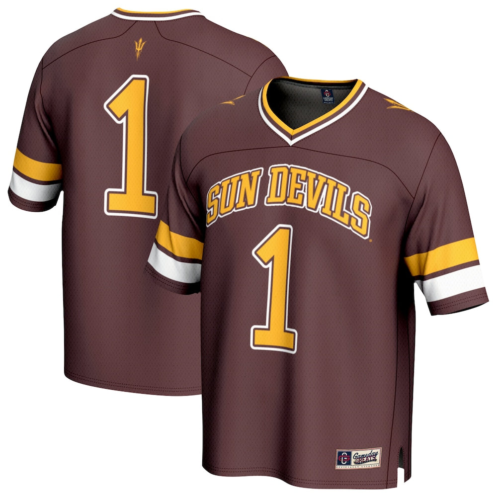 Arizona State Sun Devils Lightweight Gameday Greats Maroon Football Jersey product image