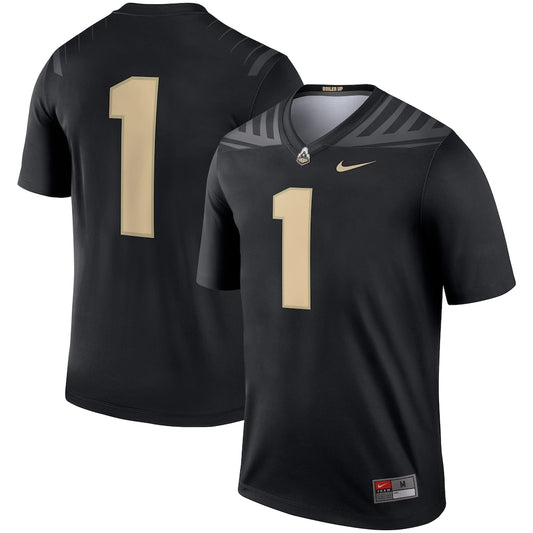 Purdue Boilermakers #1 Black Football Jersey product image