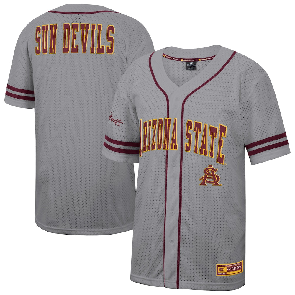 Arizona State Sun Devils Gray Baseball Jersey product image