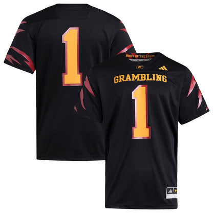 Grambling Tigers Premier Black Football Jersey product image