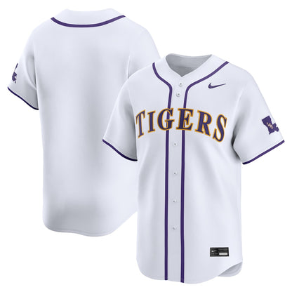 LSU Tigers Home Limited White Baseball Jersey product image