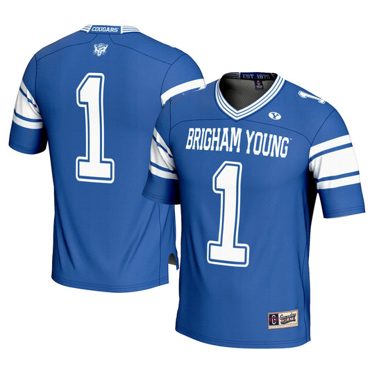 BYU Cougars Gameday Greats Royal Football Jersey product image