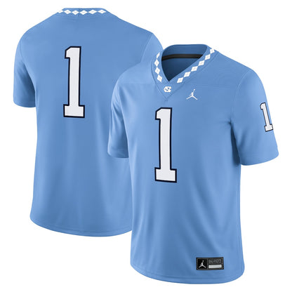 North Carolina Tar Heels Game Blue Football Jersey product image