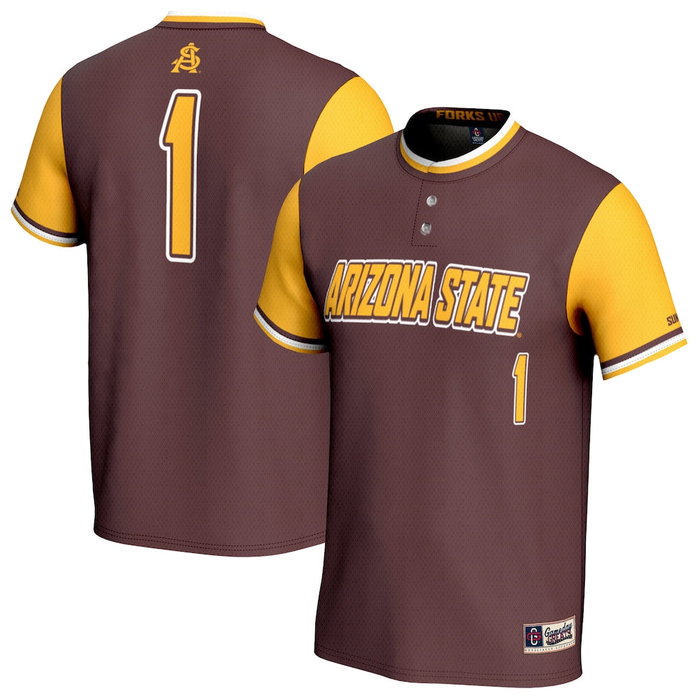 Arizona State Sun Devils Lightweight Gameday Greats Maroon Football Jersey product image
