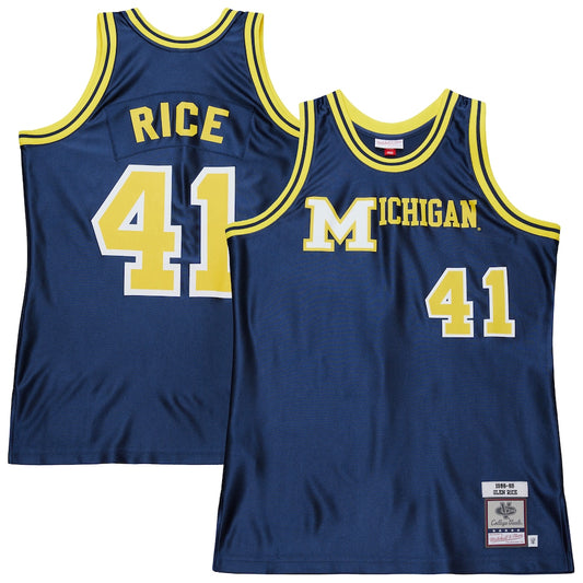 Michigan Wolverines Navy Football Jersey product image