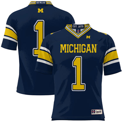 Michigan Wolverines Gameday Greats Navy Football Jersey product image