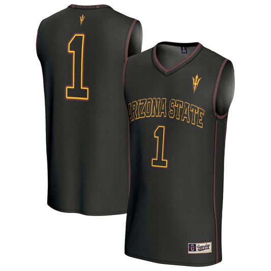 Arizona State Sun Devils Lightweight Gameday Greats Black Basketball Jersey product image