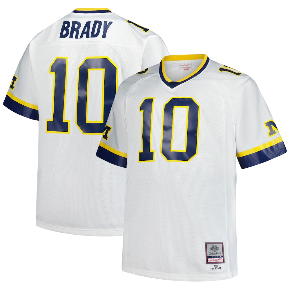 Michigan Wolverines 1999 Legacy Big & Tall White Football Jersey product image