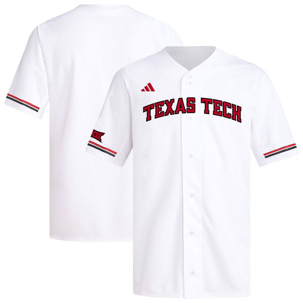 Texas Tech Red Raiders Replica White Baseball Jersey product image