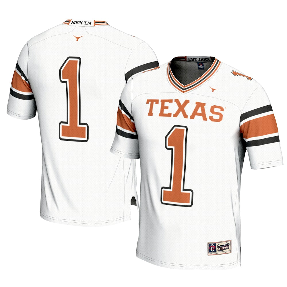 Texas Longhorns Gameday Greats White Football Jersey product image