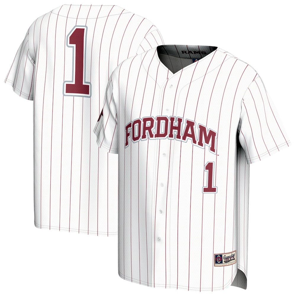 Fordham Rams Lightweight Gameday Greats White Baseball Jersey product image