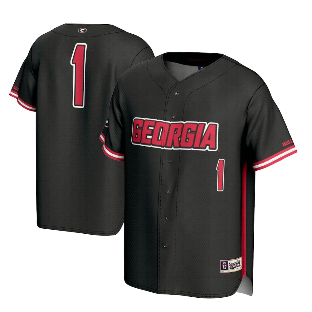 Georgia Bulldogs Lightweight Gameday Greats Black Baseball Jersey product image
