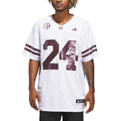 Mississippi State Bulldogs White Football Jersey product image