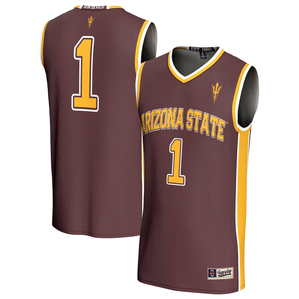 Arizona State Sun Devils Lightweight Gameday Greats Maroon Basketball Jersey product image